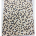 55%Linen 45%Cotton Leopard Printing Fabric for Garment, Home Textiles